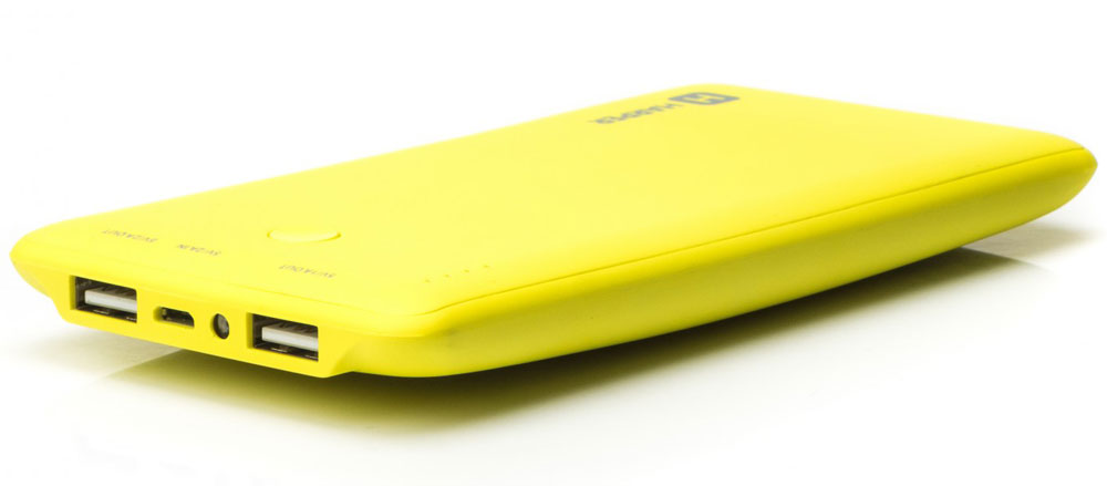 Harper PB-10001, Yellow внешний аккумуляторH00000957 Harper PB-10001, Yellow внешний аккумуляторH00000957Внешний аккумулятор может похвастаться внушительной емкостью - 10000 мАч. Этого достаточно для полной подзарядки пяти смартфонов. Девайс оснащен двумя полноразмерными USB-портами, поэтому вы сможете сэкономить время и подзарядить сразу несколько устройств. Об уровне заряда сообщает специальный LED- индикатор. Кроме того, аккумулятор оснащен встроенным фонариком, что является весьма приятным бонусом.