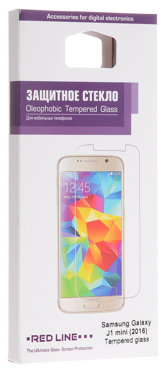Red Line защитное стекло для Samsung Galaxy J1 mini (2016)УТ000008199 Red Line защитное стекло для Samsung Galaxy J1 mini (2016)УТ000008199Защитное стекло Red Line для Samsung Galaxy J1 mini предназначено для защиты поверхности экрана от царапин, потертостей, отпечатков пальцев и прочих следов механического воздействия. Оно имеет окаймляющую загнутую мембрану, а также олеофобное покрытие. Изделие изготовлено из закаленного стекла высшей категории, с высокой чувствительностью и сцеплением с экраном.