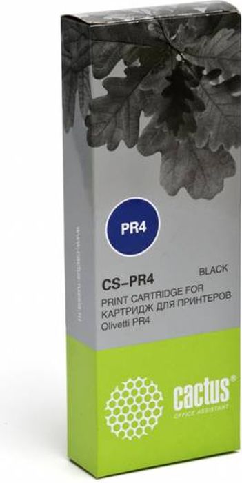 Cactus CS-PR4, Black картридж ленточный для Olivetti PR4CS-PR4 Cactus CS-PR4, Black картридж ленточный для Olivetti PR4CS-PR4Картридж ленточный Cactus CS-PR4 для матричных принтеров Olivetti PR4. Расходные материалы Cactus для печати максимизируют характеристики принтера. Они обеспечивают повышенную четкость изображения и надежное качество печати.