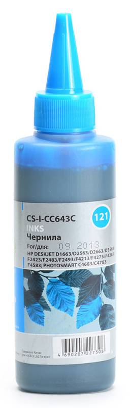 Cactus CS-I-CC643C, Cyan чернила для HP DeskJet D1663/D2563/D2663/D5563/F2423/F2483CS-I-CC643С Cactus CS-I-CC643C, Cyan чернила для HP DeskJet D1663/D2563/D2663/D5563/F2423/F2483CS-I-CC643СЧернила Cactus CS-I-CC643C предназначены для перезаправки картриджей принтеров HP DeskJet D1663/D2563/D2663/D5563/F2423/F2483/F2493. Они обеспечивают отличное качество печати устройства.
