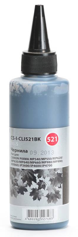 Cactus CS-I-CLI521BK, Black чернила для Canon Pixma MP540/MP550/MP620/MP630/MP640/MP660CS-I-CLI521BK Cactus CS-I-CLI521BK, Black чернила для Canon Pixma MP540/MP550/MP620/MP630/MP640/MP660CS-I-CLI521BKЧернила Cactus CS-I-CLI521BK предназначены для перезаправки картриджей принтеров Canon Pixma MP540/MP550/MP620/MP630/MP640/MP660. Они обеспечивают отличное качество печати устройства.