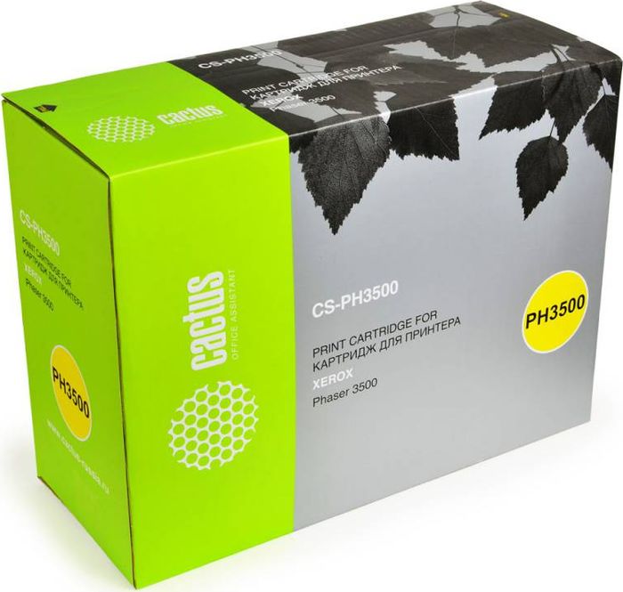 Cactus CS-PH3500 106R01149, Black тонер-картридж для Xerox Phaser 3500/3500bCS-PH3500 Cactus CS-PH3500 106R01149, Black тонер-картридж для Xerox Phaser 3500/3500bCS-PH3500Тонер-картридж Cactus CS-PH3500 106R01149 для лазерных принтеров Xerox Phaser 3500/3500b. Расходные материалы Cactus для лазерной печати максимизируют характеристики принтера. Обеспечивают повышенную чёткость чёрного текста и плавность переходов оттенков серого цвета и полутонов, позволяют отображать мельчайшие детали изображения. Гарантируют надежное качество печати.