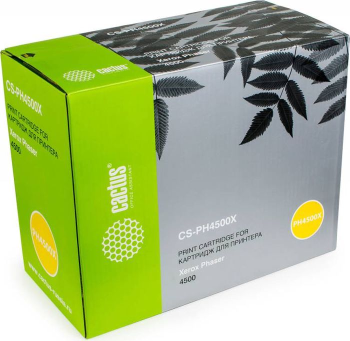 Cactus CS-PH4500X 113R00657, Black тонер-картридж для Xerox Phaser 4500CS-PH4500X Cactus CS-PH4500X 113R00657, Black тонер-картридж для Xerox Phaser 4500CS-PH4500XТонер-картридж Cactus CS-PH4500X 113R00657 для лазерных принтеров Xerox Phaser 4500. Расходные материалы Cactus для лазерной печати максимизируют характеристики принтера. Обеспечивают повышенную чёткость чёрного текста и плавность переходов оттенков серого цвета и полутонов, позволяют отображать мельчайшие детали изображения. Гарантируют надежное качество печати.