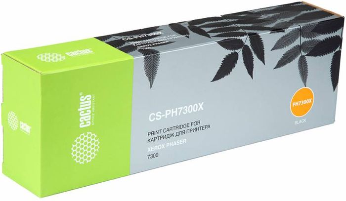 Cactus CS-PH7300X 16197600, Black тонер-картридж для Xerox Phaser 7300CS-PH7300X Cactus CS-PH7300X 16197600, Black тонер-картридж для Xerox Phaser 7300CS-PH7300XТонер-картридж Cactus CS-PH7300X 16197600 для лазерных принтеров Xerox Phaser 7300. Расходные материалы Cactus для лазерной печати максимизируют характеристики принтера. Обеспечивают повышенную чёткость чёрного текста и плавность переходов оттенков серого цвета и полутонов, позволяют отображать мельчайшие детали изображения. Гарантируют надежное качество печати.