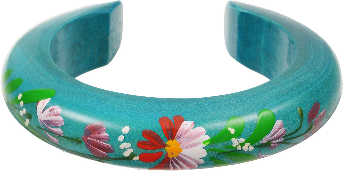 Браслет Kawaii Factory Summer Flowers, цвет: синий. KW090-000050KW090-000050 Браслет Kawaii Factory Summer Flowers, цвет: синий. KW090-000050KW090-000050Яркий лаконичный браслет Summer Flowers от Kawaii Factory напомнит вам о теплых летних днях. Он выполнен из дерева, покрыт лаком и украшен тонкой ручной росписью. Это универсальное украшение подойдет как к дневному повседневному наряду, так и к праздничному вечернему образу. На руке браслет смотрится нарядно и необычно, благодаря сочетанию цветов и оригинальной форме. Добавьте своему образу яркость и легкость, чтобы насладиться ощущением исключительности. Красивый браслет Summer Flowers от Kawaii Factory подарит вам возможность быть особенной.