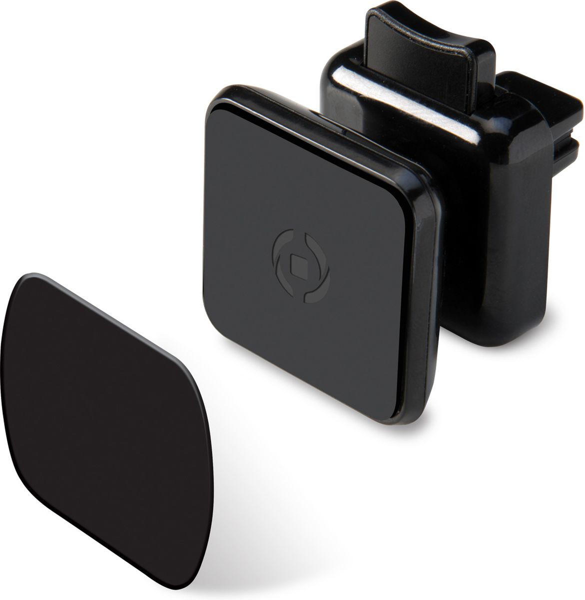 Celly Ghost Plus, Black держатель автомобильный для смартфонаGHOSTPLUS Celly Ghost Plus, Black держатель автомобильный для смартфонаGHOSTPLUSОчень прочный и эксклюзивный дизайн. Celly Ghost Plus - это универсальный автомобиль держатель для вентиляционных отверстий с магнитной системой крепления. Практичное крепление подходит для большинства из вентиляционных решеток авто. Чрезвычайная гибкость достигается благодаря вращающемуся креплению на 360 градусов. Использовать устройство можно как в горизонтальном, так и в вертикальном режиме. В комплекте две металлические пластины с клеевой основой разного размера, которые подойдут на любое устройство с гладкой плоской поверхностью, например: смартфоны, GPS-навигаторы, MP3-плееры и т.д.