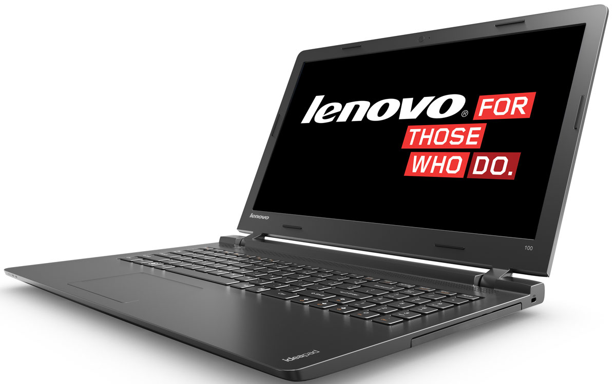 Lenovo IdeaPad 100-15IBY, Black (80MJ00DWRK)80MJ00DWRK Lenovo IdeaPad 100-15IBY, Black (80MJ00DWRK)80MJ00DWRKТонкий, доступный по цене 15,6-дюймовый ноутбук Lenovo IdeaPad 100. Все, что нужно. Ничего лишнего. Если вы ищете недорогой производительный ноутбук, выбирайте IdeaPad 100. Созданы для спокойствия: Вы когда-нибудь работали с ноутбуком в кафе? Оставлять его на столике без присмотра довольно опасно. К счастью, Ideapad 100 можно защитить замком Kensington MiniSaver. Прочный тросик позволит пристегнуть устройство к тяжелому или неподвижному предмету, а затем спокойно отойти к столику друзей или за новой чашкой кофе. Тонкий, легкий и портативный: Хватить изнывать под тяжестью громоздкого ноутбука. Модель Ideapad 100 имеет всего 22,6 мм в толщину и весит около 2 кг - идеальный вариант для поездок и путешествий. Модули подключения: С помощью модулей связи Wi-Fi стандарта 802.11 b/g/n и Bluetooth 4.0 вы с легкостью сможете подключиться к Интернету отовсюду. Точные характеристики зависят от модификации. ...