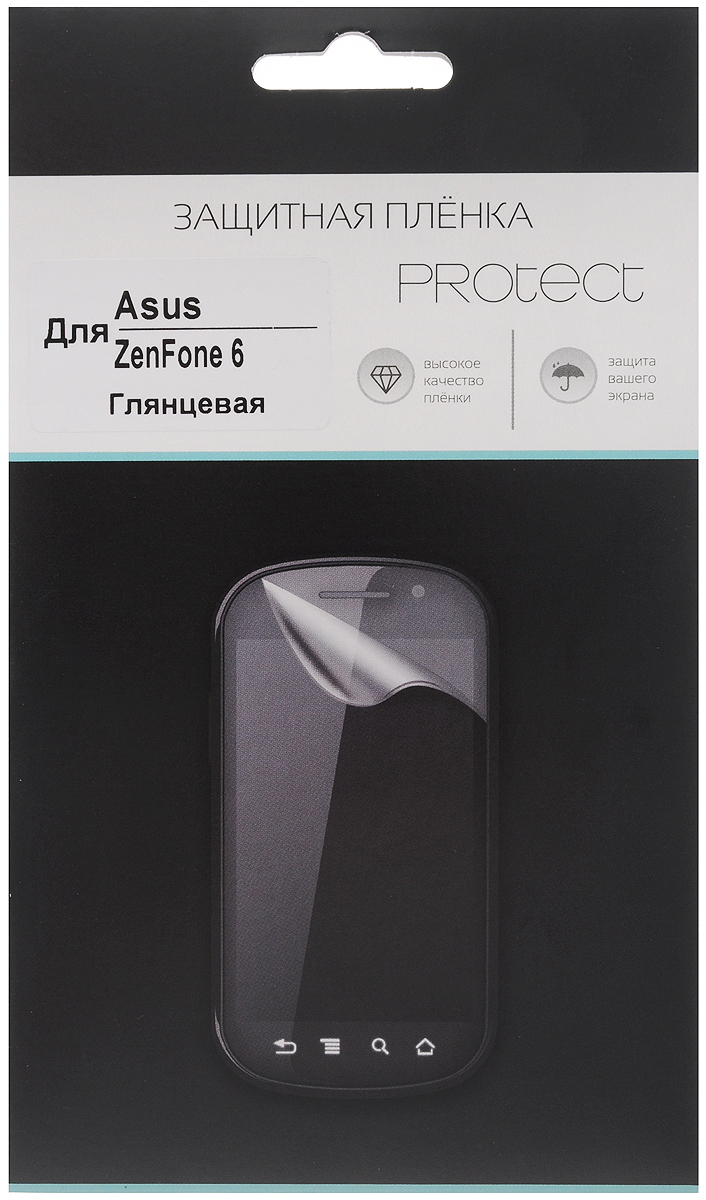 Protect защитная пленка для Asus ZenFone 6, глянцевая21734 Protect защитная пленка для Asus ZenFone 6, глянцевая21734Защитная пленка Protect для Asus ZenFone 6 предохранит дисплей от пыли, царапин, потертостей и сколов. Пленка обладает повышенной стойкостью к механическим воздействиям, оставаясь при этом полностью прозрачной.