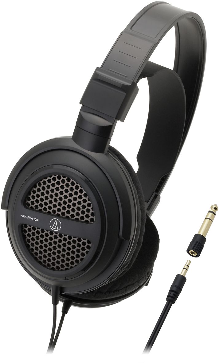 Audio-Technica ATH-AVA300 наушники10102361 Audio-Technica ATH-AVA300 наушники10102361Audio-Technica ATH-AVA300 – это домашние динамические наушники, предназначенные для качественной передачи звука с музыкального центра, телевизора или компьютера. Открытое акустическое оформление этой модели обеспечивает естественное прозрачное звучание. Отличная эргономика, включая подстраиваемое оголовье, позволяет комфортно слушать наушники в течение длительного времени.