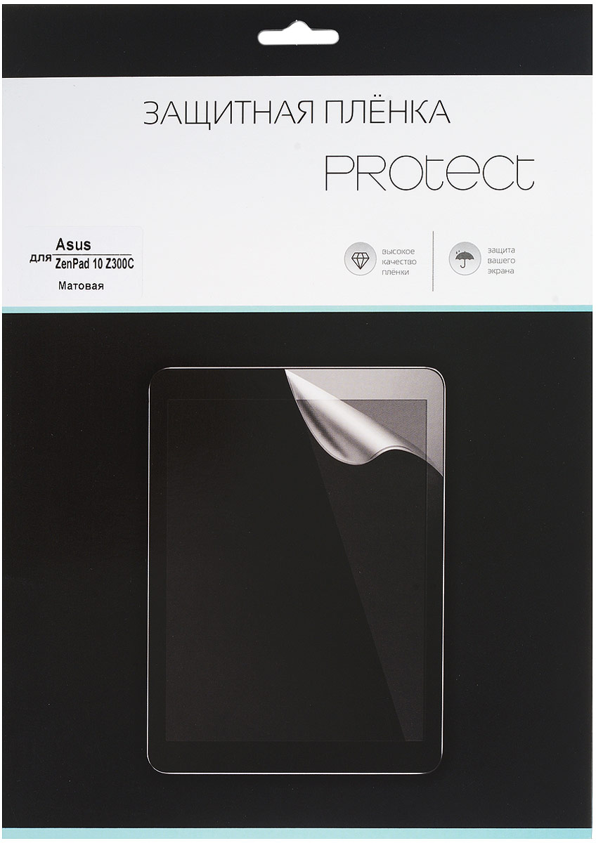 Protect защитная пленка для Asus ZenPad 10 Z300C, матовая21754 Protect защитная пленка для Asus ZenPad 10 Z300C, матовая21754Защитная пленка Protect предохранит дисплей Asus ZenPad 10 Z300C от пыли, царапин, потертостей и сколов. Пленка обладает повышенной стойкостью к механическим воздействиям, оставаясь при этом полностью прозрачной. Она практически незаметна на экране гаджета и сохраняет все характеристики цветопередачи и чувствительности сенсора.