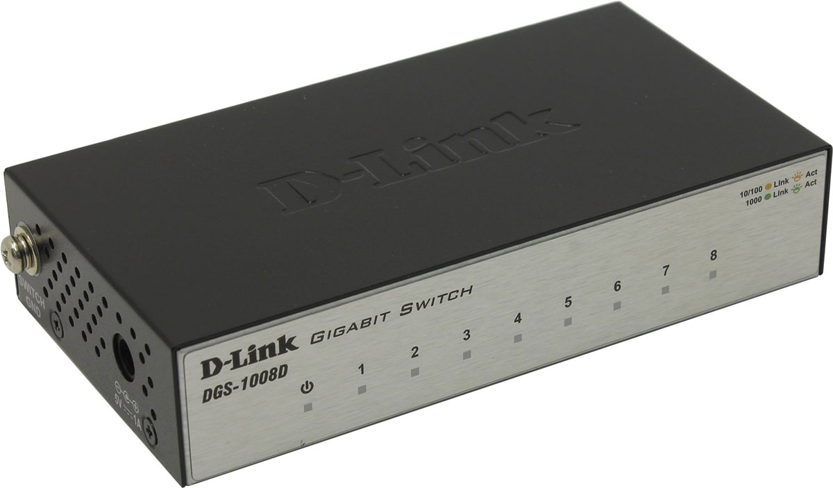 D-Link DGS-1008D/J2A коммутаторDGS-1008D/J2A D-Link DGS-1008D/J2A коммутаторDGS-1008D/J2A8-портовый гигабитный коммутатор D-Link входит в новую серию устройств, предназначенных для сетей SOHO. Данные коммутаторы поддерживают технологию D-Link Green, обеспечивающую экономию электроэнергии, низкий уровень тепловыделения и увеличение срока эксплуатации без влияния на производительность и функциональные характеристики. Благодаря энергосберегающему адаптеру питания (сертифицированному по стандарту Energy Star Level V), соответствию стандартам директивы RoHS по ограничению использования вредных веществ, а также за счет перерабатываемой упаковки данный коммутатор является экологически безвредным. Коммутатор DGS-1008D обеспечивает экономию электроэнергии благодаря соответствию IEEE802.3az EEE, действующему в случае, когда и коммутатор, и подключенное к нему устройство соответствует ЕЕЕ. Если коэффициент использования равен нулю, благодаря этой функции, коммутатор автоматически переходит в состояние простоя с низким потреблением питания, что...