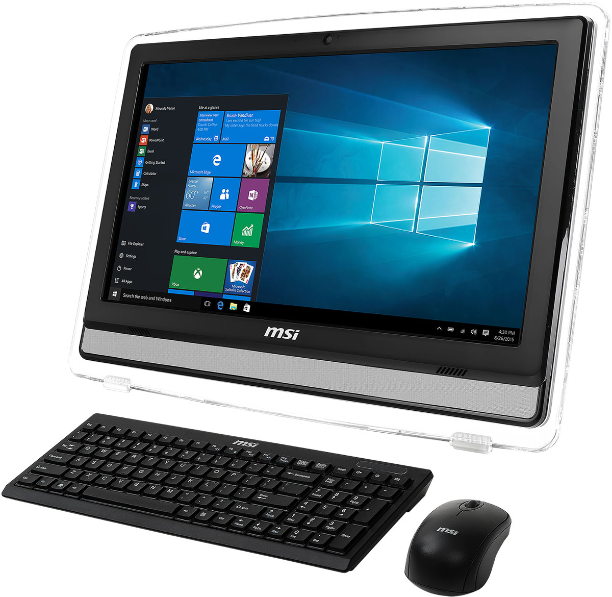 MSI Pro 22E 6NC-024RU, Black моноблокPRO 22E 6NC-024RU MSI Pro 22E 6NC-024RU, Black моноблокPRO 22E 6NC-024RUМоноблоки серии MSI Pro 22E - это законченные решения, позволяющие сэкономить ценное пространство как на офисном столе, так и на стойке вашего магазина. Они укомплектованы мощными процессорами и портами, позволяющими подключить любое торговое оборудование, которое используется сегодня в магазинах и офисах. Великолепный дисплей моноблока обрамляет прозрачная оправа. Благодаря привлекательному дизайну эта модель будет отлично смотреться не только на вашем рабочем столе, но и прекрасно впишется в интерьер вашего дома. Модель оснащена несколькими COM портами и 4 портами USB 3.1, что позволит подключить к ней любые виды коммерческих POS-машин, таких как сканеры штрих-кода, чековые принтеры и многие другие устройства. Специальная технология Anti-Flicker, интегрированная в дисплей моноблока, стабилизирует питание экрана и предотвращает незаметное для невооружённого глаза мерцание изображения. При долговременном использовании она существенно...