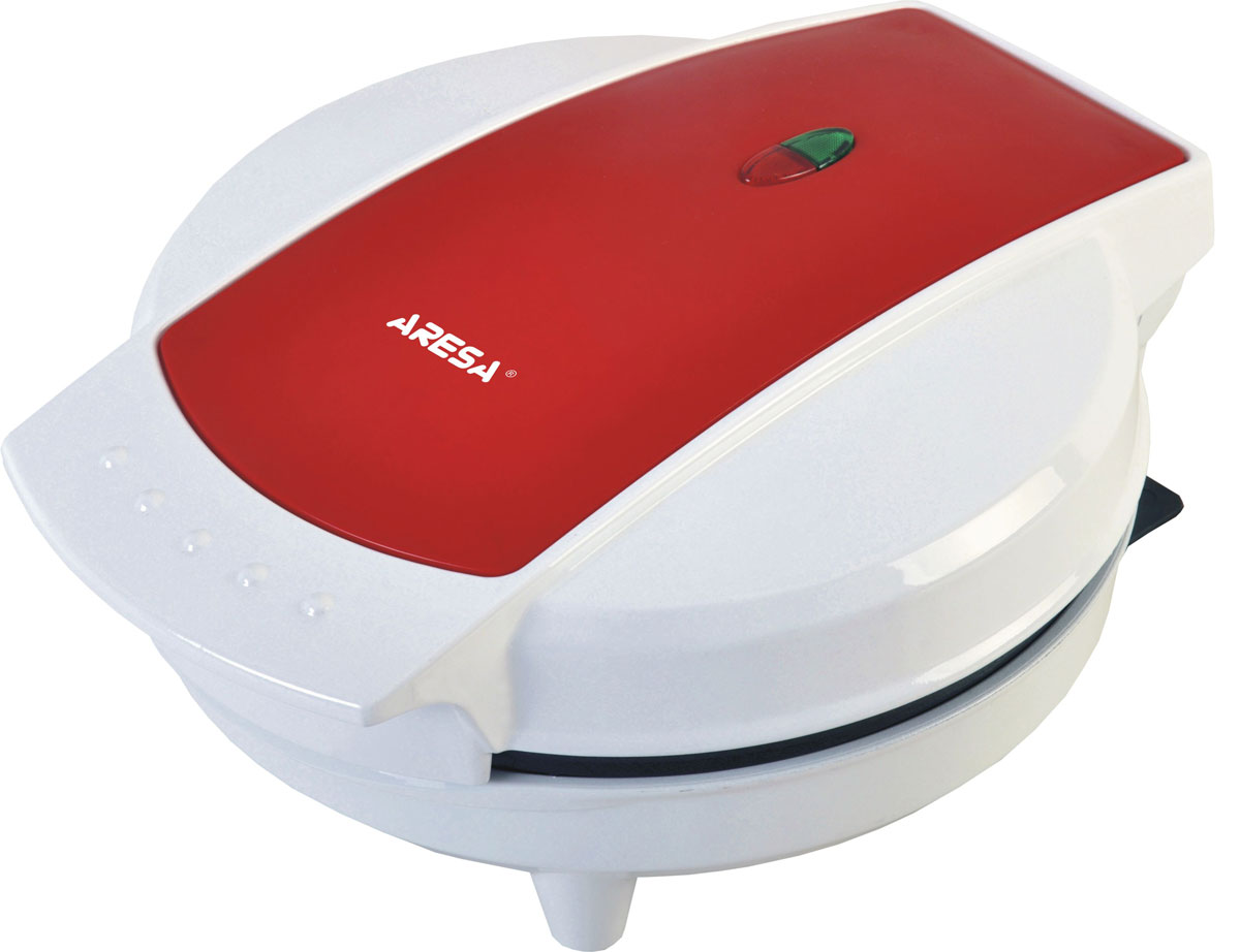 Aresa AR-2802 вафельницаAR-2802 Aresa AR-2802 вафельницаAR-2802Вафельница Aresa AR-2802 имеет надежный и прочный корпус из термостойкого пластика. Семь форм позволят приготовить восхитительные вафли. Высококачественное антипригарное покрытие и защита от перегрева обеспечит комфортное и безопасное использование прибора. Для отслеживания работы вафельница имеются световой индикатор питания и нагрева.