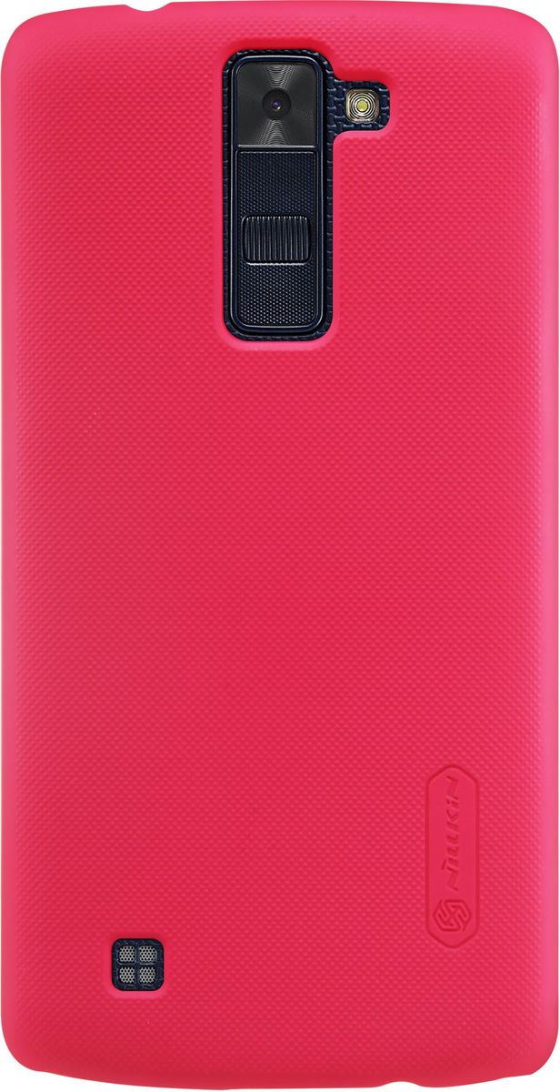 Nillkin Super Frosted Shield чехол для LG K8, Red2000000096216 Nillkin Super Frosted Shield чехол для LG K8, Red2000000096216Чехол Nillkin Super Frosted Shield для LG K8 надежно защитит ваш смартфон от внешних воздействий, грязи, пыли, брызг. Он также поможет при ударах и падениях, не позволив образоваться на корпусе царапинам и потертостям. Чехол обеспечивает свободный доступ ко всем функциональным кнопкам смартфона и камере. Задняя сторона изготовлена из шершавого пластика, который не даст смартфону выскользнуть из рук.