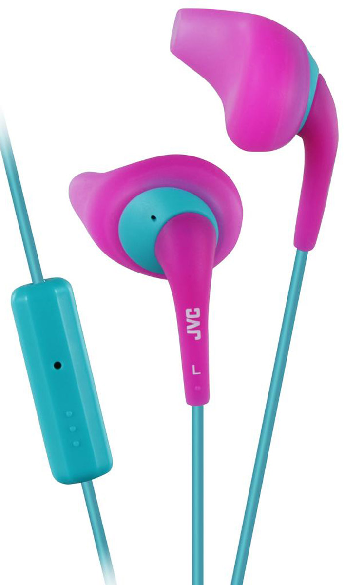 JVC HA-ENR15-P, Pink наушникиHA-ENR15-P JVC HA-ENR15-P, Pink наушникиHA-ENR15-PЯркие, внутриканальные наушники JVC HA-ENR15-P с силиконовыми насадками специальной формы для защиты от пота, идеально подходят для занятий спортом, имеют 1-кнопочный ПДУ и микрофон для iPhone / iPod / iPad / Android / BlackBerry (не влагозащищенный). Надежное и удобное крепление с ушным вкладышем. Цветной шнур длиной 1 м оснащен позолоченным штекером, также совместимым с iPhone.