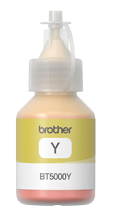 Brother BT-5000Y, Yelow чернила для DCP-T300/DCP-T500W/DCP-T700WBT5000Y Brother BT-5000Y, Yelow чернила для DCP-T300/DCP-T500W/DCP-T700WBT5000YЧернила Brother BT5000 совместимы с моделями МФУ DCP-T300 / DCP-T500W / DCP-T700W. Струйные картриджи Brother сконструированы таким образом, чтобы идеально работать с МФУ, что дает отличные результаты и экономию средств.