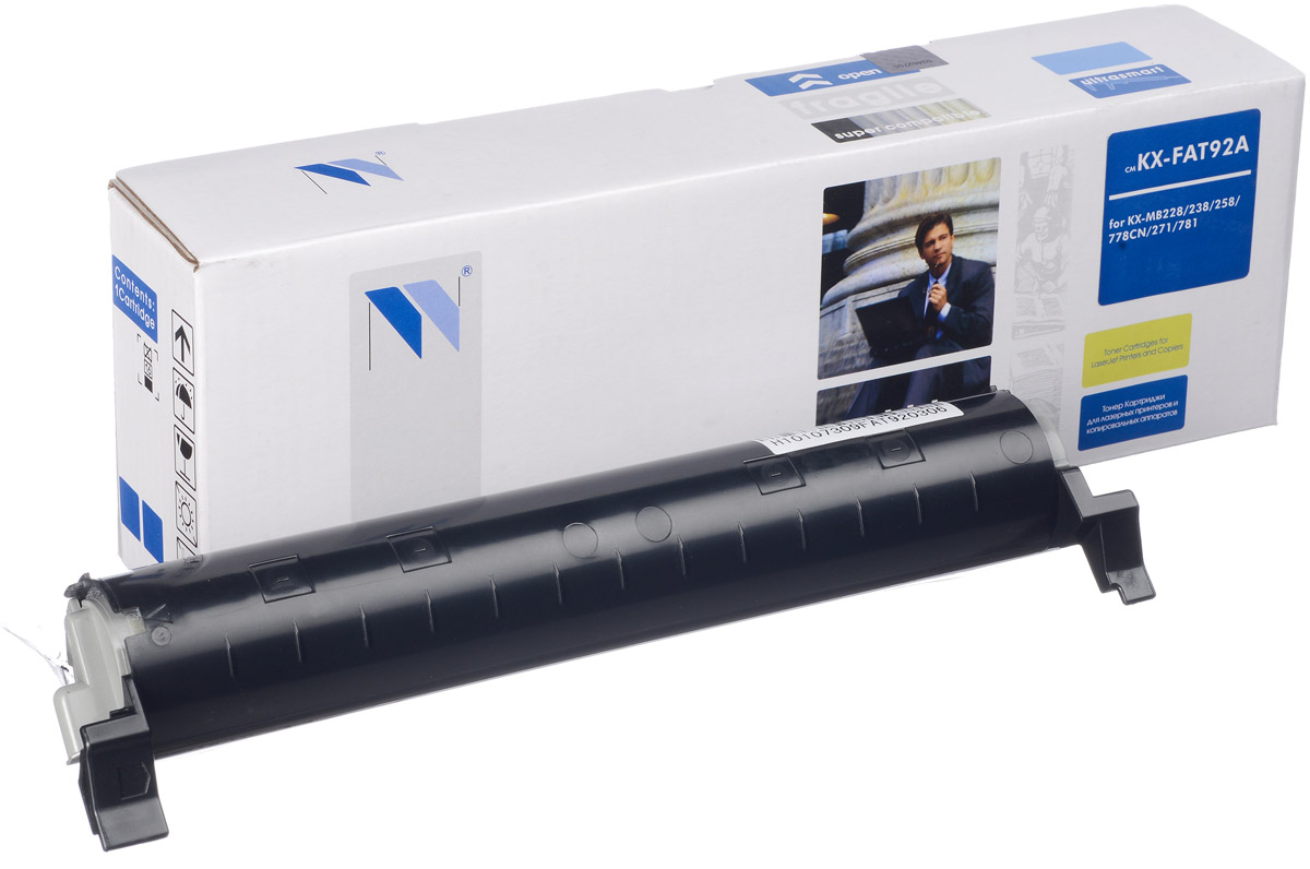 NV Print KX-FAT92A, Black тонер-картридж для Panasonic KX-MB263RU/283RU/783RU/763RU/773RUNV-KXFAT92A NV Print KX-FAT92A, Black тонер-картридж для Panasonic KX-MB263RU/283RU/783RU/763RU/773RUNV-KXFAT92AСовместимый лазерный картридж NV Print KX-FAT92A для печатающих устройств Panasonic - это альтернатива приобретению оригинальных расходных материалов. При этом качество печати остается высоким. Картридж обеспечивает повышенную чёткость чёрного текста и плавность переходов оттенков серого цвета и полутонов, позволяет отображать мельчайшие детали изображения. Лазерные принтеры, копировальные аппараты и МФУ являются более выгодными в печати, чем струйные устройства, так как лазерных картриджей хватает на значительно большее количество отпечатков, чем обычных. Для печати в данном случае используются не чернила, а тонер.