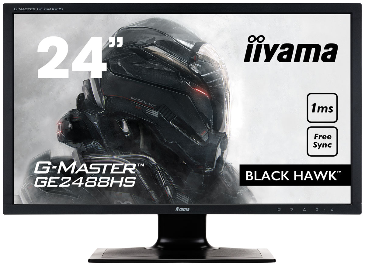 iiyama G-Master GE2488HS-B2, Black мониторGE2488HS-B2 iiyama G-Master GE2488HS-B2, Black мониторGE2488HS-B2iiyama G-Master GE2488HS-B2 - профессиональный игровой монитор со временем отклика 1 мс. Данная модель по-настоящему меняет процесс игры, предоставляя профессиональным геймерам конкурентное преимущество, необходимое для принятия решений за долю секунды. Время отклика монитора составляет всего 1 мс, что гарантирует плавную и точную смену изображений, делая невозможным двоение и смазывание. Вы также можете настроить яркость и темные тона с функцией Black Tuner и лучше видеть игровые объекты, находящиеся в тени. Это идеальный монитор для стратегических игр (таких, как RTS, MOBA и MMO) и требовательных геймеров, которым подойдут лишь лучшие характеристики. Немерцающие мониторы с функцией подавления синего цвета - отличное решение для комфорта и здоровья ваших глаз. В них уровень синего цвета, воспроизводимого экраном и влияющего на усталость ваших глаз, значительно снижен. Играете с друзьями? Используйте качественные встроенные...
