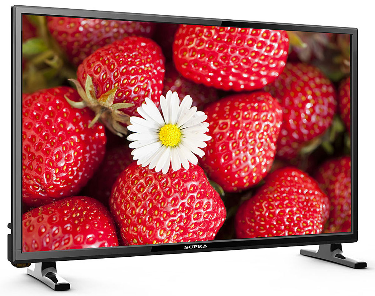 Supra STV-LC40T440FL телевизорSTV-LC40T440FL Supra STV-LC40T440FL телевизорSTV-LC40T440FLТелевизор Supra STV-LC40T440FL с насыщенной цветопередачей изображения на экране с разрешением 1920x1080 FullHD и широкими углами обзора. Источником сигнала для качественной реалистичной картинки служат не только цифровые эфирные и кабельные каналы, но и любые записи с внешних носителей, благодаря универсальному встроенному USB медиаплееру. Количество цветов: 16,7 миллионов Поддержка HDTV Яркость: 300 кд/м2 Динамическая контрастность: 100000:1 Угол обзора: 176°/176° Время отклика пикселя: 6 мс
