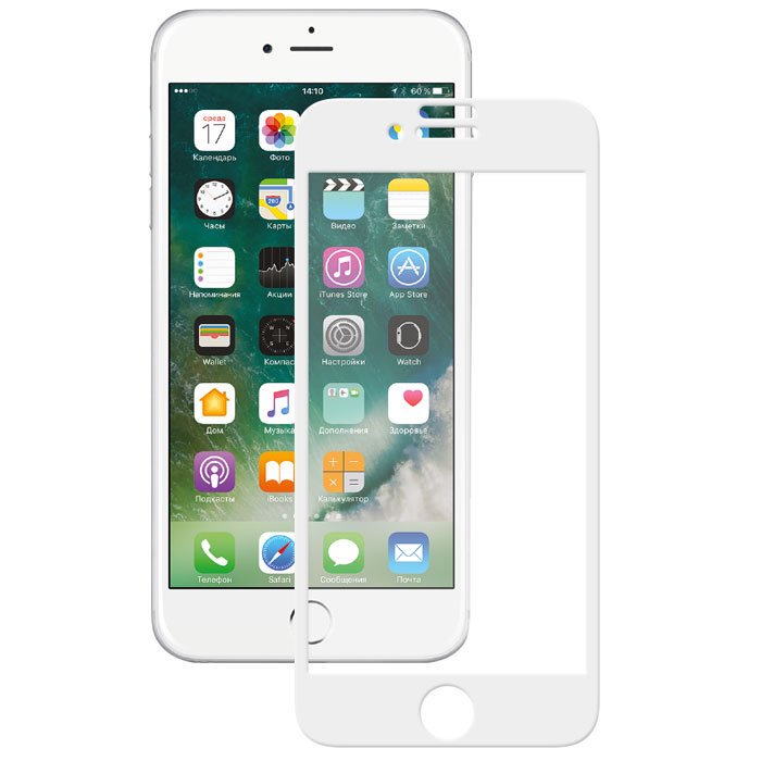 Deppa 3D защитное стекло для Apple iPhone 7 Plus, White62038 Deppa 3D защитное стекло для Apple iPhone 7 Plus, White62038Прочное защитное стекло из японского закаленного стекла Asahi Deppa 3D защитит экран вашего устройства от царапин. Обеспечивает более высокий уровень защиты по сравнению с обычной пленкой. При этом яркость и чувствительность дисплея не будут ограничены. Препятствует появлению воздушных пузырей и надежно крепится на экране устройства.