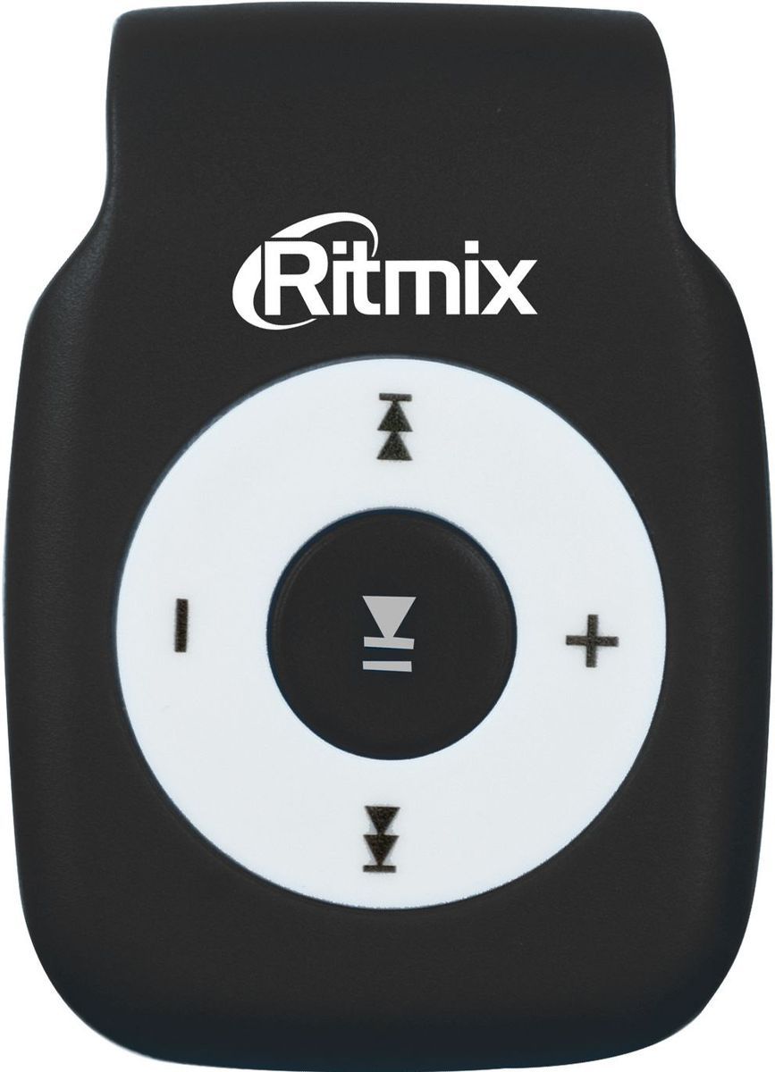 Ritmix RF-1015, Black MP3-плеер15118518 Ritmix RF-1015, Black MP3-плеер15118518Теперь музыка доступна каждому! Ritmix RF-1015 - это супербюджетный плеер в компактном корпусе с интуитивно понятным управлением. Устройство оснащено клипсой для крепления к одежде, что делает его использование удобным как в повседневной жизни, так и при занятиях спортом. Плеер не имеет внутренней памяти, однако поддерживает карты памяти MicroSD до 16 ГБ (приобретаются отдельно). Ritmix RF-1015 представлен в нескольких цветовых решениях, что позволит выбрать плеер на любой вкус.