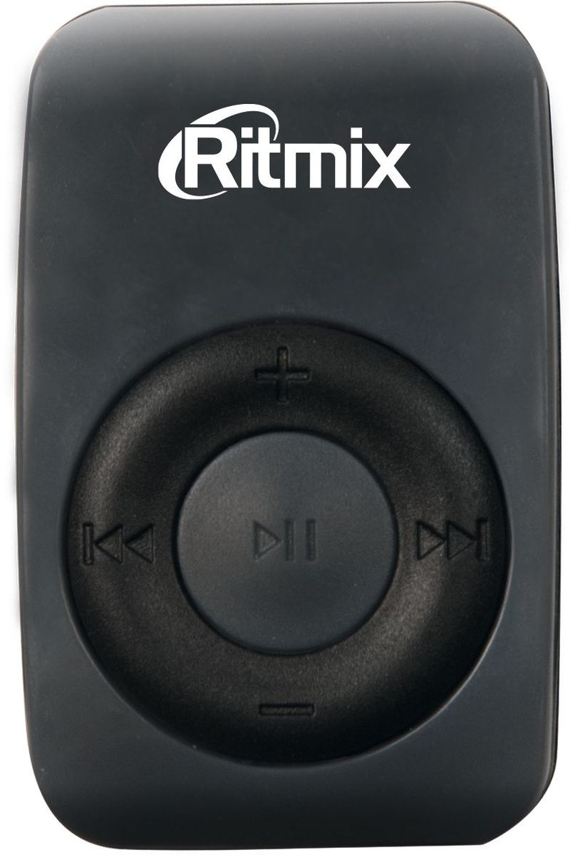 Ritmix RF-1010, Gray MP3-плеер15118519 Ritmix RF-1010, Gray MP3-плеер15118519Теперь музыка доступна каждому! Ritmix RF-1010 - это супербюджетный плеер в компактном корпусе с интуитивно понятным управлением. Устройство оснащено клипсой для крепления к одежде, что делает его использование удобным как в повседневной жизни, так и при занятиях спортом.Плеер не имеет внутренней памяти, однако поддерживает карты памяти MicroSD до 16 ГБ (приобретаются отдельно). Ritmix RF-1010 представлен в нескольких цветовых решениях, что позволит выбрать плеер на любой вкус.
