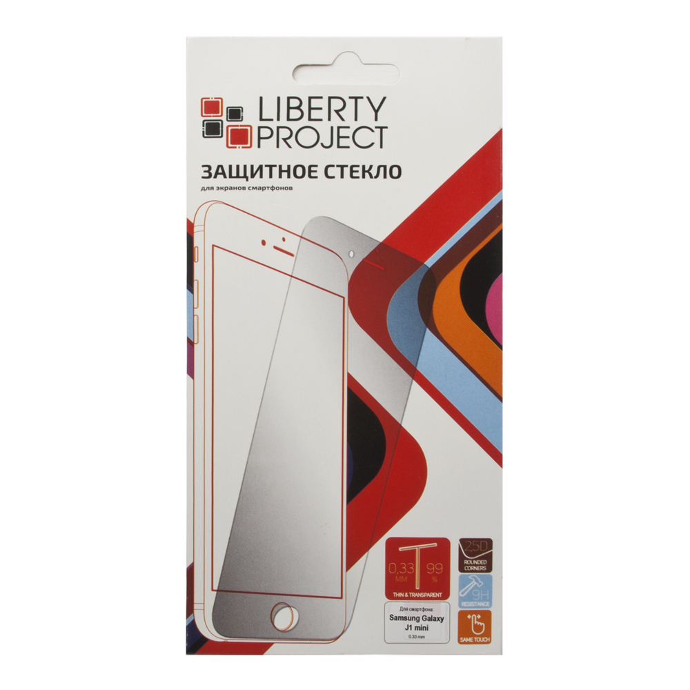 Liberty Project Tempered Glass защитное стекло для Samsung Galaxy J1 mini (0,33 мм)0L-00027066 Liberty Project Tempered Glass защитное стекло для Samsung Galaxy J1 mini (0,33 мм)0L-00027066Защитное стекло Liberty Project Tempered Glass для Samsung Galaxy J1 mini обеспечивает надежную защиту сенсорного экрана устройства от большинства механических повреждений и сохраняет первоначальный вид дисплея, его цветопередачу и управляемость. В случае падения стекло амортизирует удар, позволяя сохранить экран целым и избежать дорогостоящего ремонта. Стекло обладает особой структурой, которая держится на экране без клея и сохраняет его чистым после удаления. Силиконовый слой предотвращает разлет осколков при ударе.