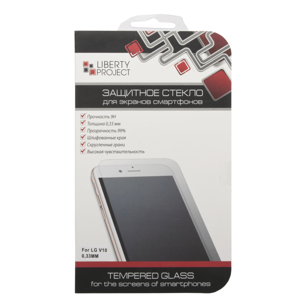 Liberty Project Tempered Glass защитное стекло для LG V10 (0,33 мм)0L-00027147 Liberty Project Tempered Glass защитное стекло для LG V10 (0,33 мм)0L-00027147Защитное стекло Liberty Project Tempered Glass для LG V10 обеспечивает надежную защиту сенсорного экрана устройства от большинства механических повреждений и сохраняет первоначальный вид дисплея, его цветопередачу и управляемость. В случае падения стекло амортизирует удар, позволяя сохранить экран целым и избежать дорогостоящего ремонта. Стекло обладает особой структурой, которая держится на экране без клея и сохраняет его чистым после удаления. Силиконовый слой предотвращает разлет осколков при ударе.