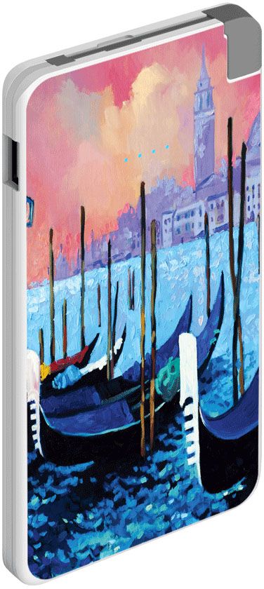 Deppa NRG Art Венеция внешний аккумулятор (5000 мАч)301000 Deppa NRG Art Венеция внешний аккумулятор (5000 мАч)301000Внешний аккумулятор Deppa NRG Art теперь не только полезный технологичный девайс, но и яркий элемент вашего стиля. Мы отобрали популярные дизайны кейсов Art и нанесли их на тонкий корпус эргономичного внешнего аккумулятора. Дизайн NRG Art идеально сочетается с дизайном кейсов Art. Создавайте свой индивидуальный образ с помощью аксессуаров серии Art! В комплект аккумулятора входит коннектор Apple 8-pin, находящийся в специальном слоте для хранения. Встроенный micro USB кабель и коннектор позволяют заряжать любые устройства без дополнительных проводов.