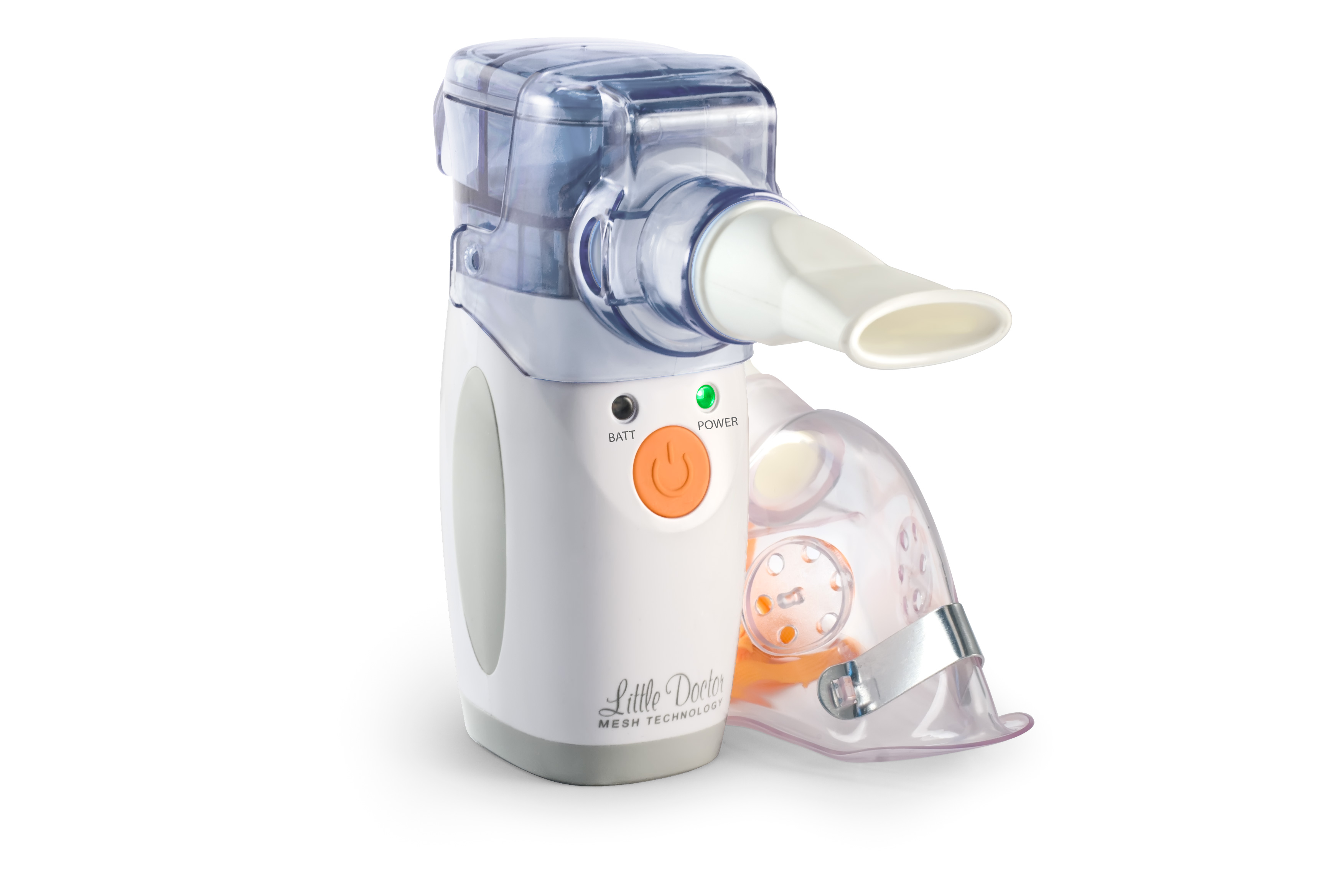 Little Doctor Ингалятор МЭШ LD-207U0001483 Little Doctor Ингалятор МЭШ LD-207U0001483Меш-ингалятор LD-207U портативный, очень маленький и легкий. Его вес составляет всего 300 граммов. Прибор работает как от электрической сети, так и от пальчиковых батареек, а это очень удобно в дороге или в общественных местах. Тихий. Уровень шума не поднимается выше 50 дБ, что сравнимо с разговором средней громкости. Компрессорные ингаляторы работают очень шумно, а это становится проблемой, если речь идет о маленьком ребенке. А LD-207U малыш вряд ли испугается. Широкопрофильный. Можно использовать все лекарства, рекомендуемые врачами и фармацевтическими компаниями для небулайзерной терапии. Это значит, что в отличии от ультразвуковых ингаляторов, можно использовать и гормональные препараты, антибиотики, антисептики, минеральные воды и другие средства. Удобный. Ингалятор отлично работает от двух пальчиковых батареек. Значит, нет проблем с путешествиями и поездками! Кроме того, это один из очень немногих ингаляторов, которые можно держать не строго вертикально в процессе терапии, а...