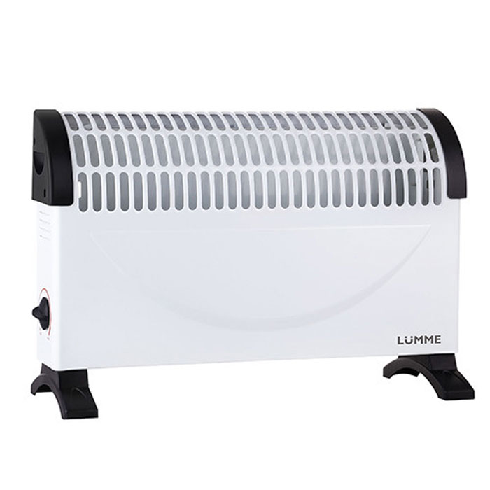 Lumme LU-604, White Black конвекционный обогревательLU-604 Lumme LU-604, White Black конвекционный обогревательLU-604Lumme LU-604 - электрический конвекционный обогреватель (конвектор) с регулируемым термостатом подходит для обогрева любых бытовых помещений. Прибор полностью безопасен в использовании, так как оснащен системой защиты от перегрева и во время своей работы не сжигает кислород в воздухе. Конвектор не занимает много места и при этом позволяет легко установить оптимальный микроклимат в любом помещении.