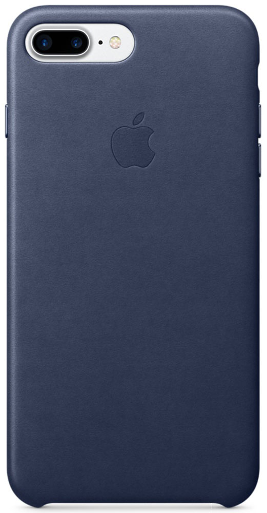 Apple Leather Case чехол для iPhone 7 Plus, Midnight BlueMMYG2ZM/A Apple Leather Case чехол для iPhone 7 Plus, Midnight BlueMMYG2ZM/AЧехлы, созданные Apple, точно повторяют контуры iPhone, не делая его громоздким. Apple Leather Case изготовлен из мягкой кожи европейского производства, которая со временем покрывается благородной патиной. Мягкая внутренняя поверхность, выполненная из микроволокна, защищает корпус вашего iPhone. А кнопки из обработанного алюминия идеально подходят по цвету к чехлу.