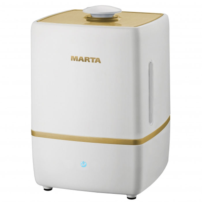Marta MT-2659, Light Amber увлажнитель воздухаMT-2659 Marta MT-2659, Light Amber увлажнитель воздухаMT-2659Увлажнитель воздуха Marta MT-2659 бесшумно нормализует уровень влажности в помещении до идеального уровня. Вы почувствуете разницу очень скоро, ведь от уровня влажности зависит и степень вашей работоспособности, и качество отдыха. Три режима интенсивности увлажнения позволяет создавать необходимый именно вам микроклимат, как дома, так и в офисе. Marta MT-2659 оснащен вместительным пятилитровым резервуаром. При расходе воды всего 250 мл/ч, такой объем позволяет поддерживать комфортные условия в жилом помещении на протяжении суток. Удобное и простое управление осуществляется при помощи сенсорной панели со светодиодной индикацией.