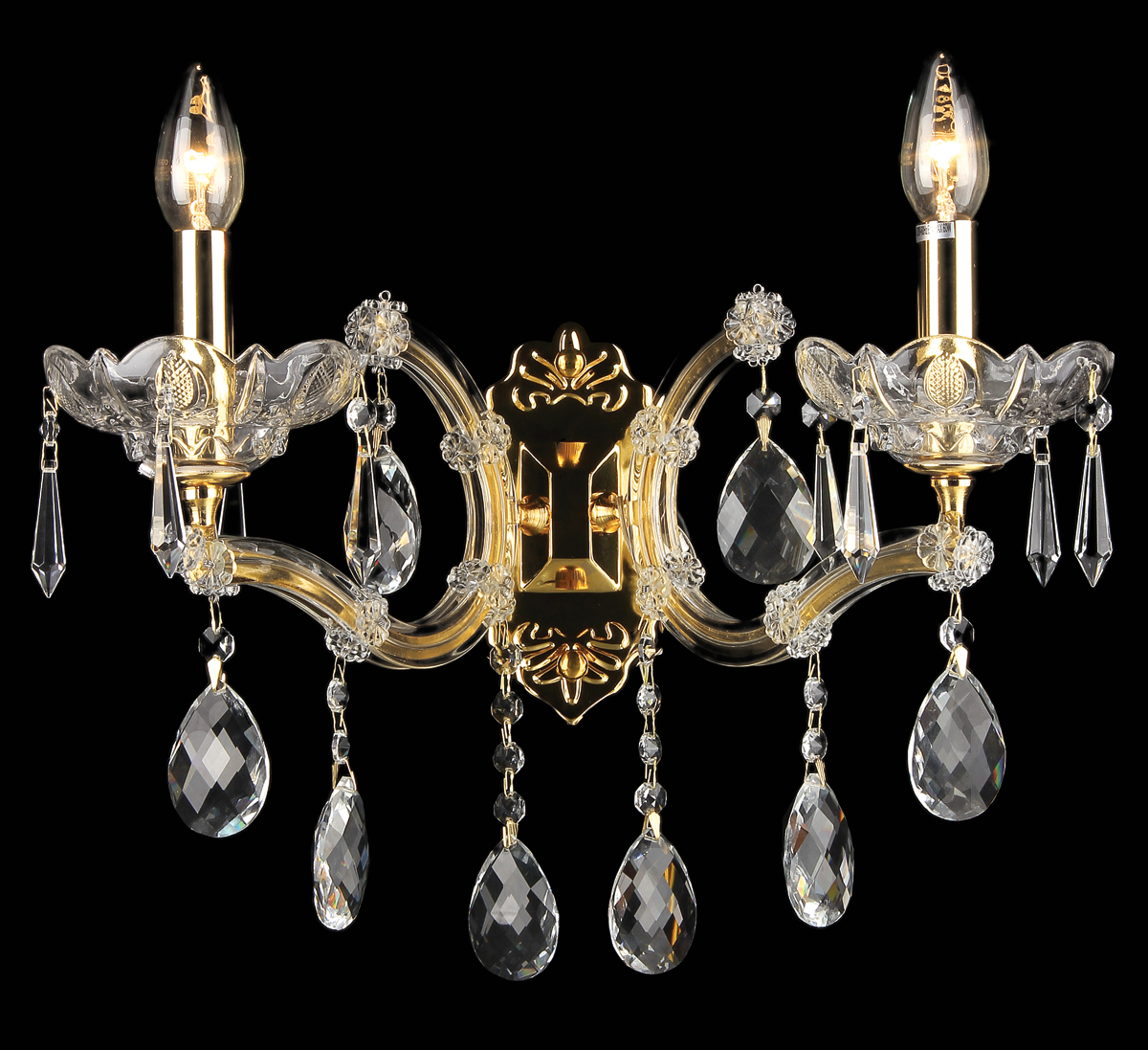 Бра Natali Kovaltseva, 2 х E14, 60W, цвет: золото. 11005/2WImperial 11005/2W GOLD, CLEAR Бра Natali Kovaltseva, 2 х E14, 60W, цвет: золото. 11005/2WImperial 11005/2W GOLD, CLEARВ коллекциях NATALI KOVALTSEVA представлены разные стили – от классики до хайтека. Дизайн и технологическая составляющая продукции разрабатывается в R&D центре компании, который находится в г. Дюссельдорф, Германия. При производстве нашей продукции используются высококачественные и эксклюзивные материалы: хрусталь ASFOR, муранское стекло, перламутр, 24-каратное золото, бронза. Производство светильников соответствует стандарту системы менеджмента качества ISO 9001-2000. На всю продукцию ТМ Natali Kovaltseva распространяется гарантия.