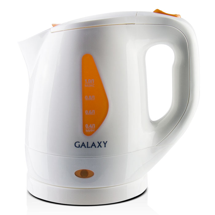 Galaxy GL 0220 электрический чайник4650067300191 Galaxy GL 0220 электрический чайник4650067300191Galaxy GL 0220 - надежный электрочайник мощностью 900 Вт в корпусе из качественного пластика. Прибор оснащен скрытым нагревательным элементом и позволяет вскипятить до 1 литра воды. Данная модель оборудована светоиндикатором работы, поворотной поверхностью 360° и фильтром для воды. Для обеспечения безопасности при повседневном использовании предусмотрены функция автовыключения, а также защита от включения при отсутствии воды.