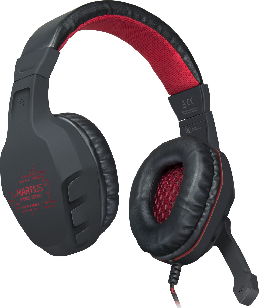 Speedlink Martius, Black игровые наушникиSL-860001-BK Speedlink Martius, Black игровые наушникиSL-860001-BKЧтобы почувствовать настоящий драйв в энергичных играх, нужен идеальный звук с интенсивными басами. С этой задачей на все сто справится игровая стерео гарнитура Speedlink Martius. Поворотный микрофон игровой гарнитуры обеспечивает кристально чистую связь с вашими друзьями по команде. Регулировать звук и отключать микрофон можно быстро и удобно с помощью пульта управления, расположенного прямо на проводе гарнитуры. Если же вы любите играть в темноте, то Speedlink Martius порадует вас красной светодиодной подсветкой, которая придает гарнитуре впечатляющий вид.