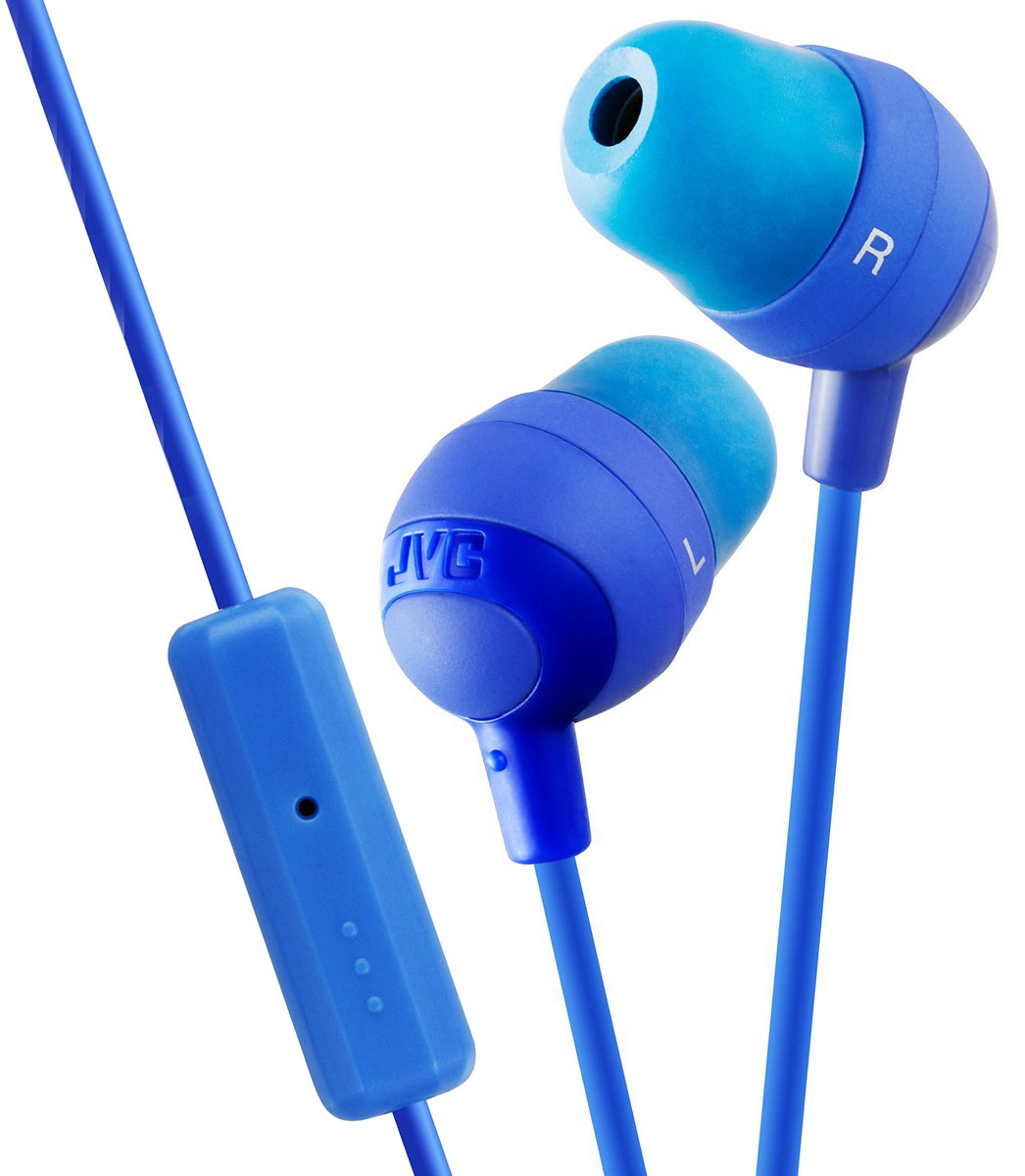 JVC Marshmallow HA-FR37-A, Blue наушникиHA-FR37-A JVC Marshmallow HA-FR37-A, Blue наушникиHA-FR37-AНаушники-вкладыши JVC Marshmallow HA-FR37 имеют встроенный микрофон/пульт дистанционного управления для использования со многими популярными смартфонами и планшетами. Плотные вставные амбушюры обеспечивают превосходную звуковую изоляцию от фонового шума. Благодаря неодимовому магниту, используемому в 11 мм драйверах, вы получаете качественное звучание.