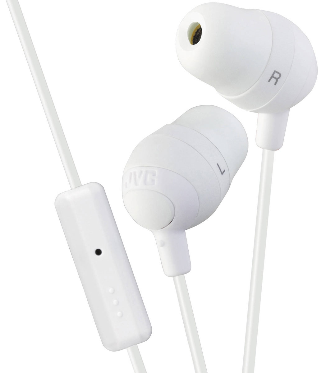 JVC Marshmallow HA-FR37-W, White наушникиHA-FR37-W JVC Marshmallow HA-FR37-W, White наушникиHA-FR37-WНаушники-вкладыши JVC Marshmallow HA-FR37 имеют встроенный микрофон/пульт дистанционного управления для использования со многими популярными смартфонами и планшетами. Плотные вставные амбушюры обеспечивают превосходную звуковую изоляцию от фонового шума. Благодаря неодимовому магниту, используемому в 11 мм драйверах, вы получаете качественное звучание.