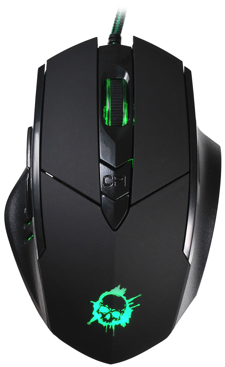 Oklick 815G Inferno, Black игровая мышь351860 Oklick 815G Inferno, Black игровая мышь351860Oklick 815G Inferno - это игровая проводная мышь черно цвета с 6-ю кнопками, колесом прокрутки и интерфейсом подключения USB. Эргономичный корпус, адаптированный под правую руку, крепко сидит под пальцами и не скользит. Дополнительный комфорт обеспечивает регулируемая точность сенсора, разрешение которого варьируется до 2400 dpi. Надежный канал связи гарантирует моментальную реакцию на каждое действие, что особо важно для динамичных игр. Боковые клавиши позволяют быстро перемещаться по страницам в браузере, назад и вперед.