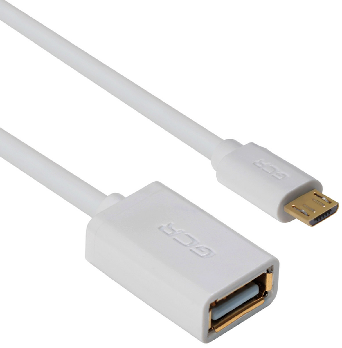 Greenconnect Russia GCR-MB5AF-AA2SG, White адаптер-переходник OTG (0,75 м)GCR-MB5AF-AA2SG-0.75m Greenconnect Russia GCR-MB5AF-AA2SG, White адаптер-переходник OTG (0,75 м)GCR-MB5AF-AA2SG-0.75mС помощью Greenconnect Russia GCR-MB5AF-AA2SG вы сможете подключить любые устройства имеющие разъем USB к порту microUSB OTG (On-The-Go) вашего девайса. Экранирование кабеля позволяет защитить сигнал при передаче от влияния внешних полей, способных создать помехи.OTG (On-The-Go) функция позволяет синхронизировать периферийные USB-устройства с портативным девайсом напрямую - без необходимости подключения к ПК.