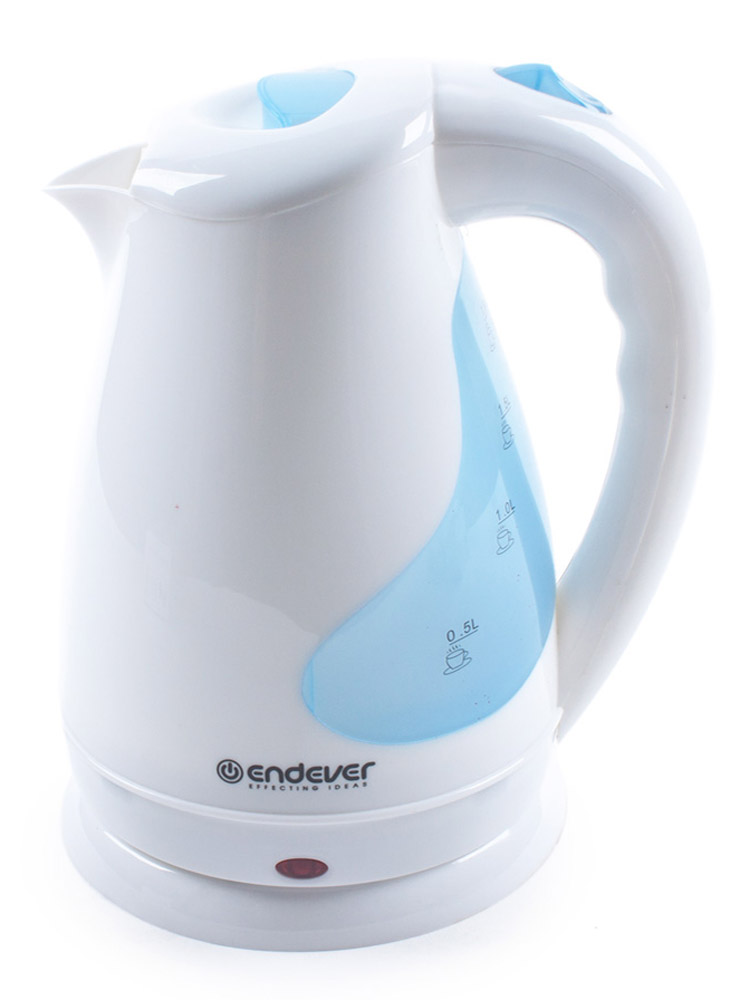 Endever KR-343 электрический чайникKR-343 Endever KR-343 электрический чайникKR-343Endever KR-343 - это мощная (2100 Вт) модель большого объема (1,8 л). С помощью этого чайника вы сможете приготовить чай на большую компанию за считанные минуты. Вращающийся корпус сделает использование чайника еще более удобным, а фильтр избавит от попадания накипи в чашку.