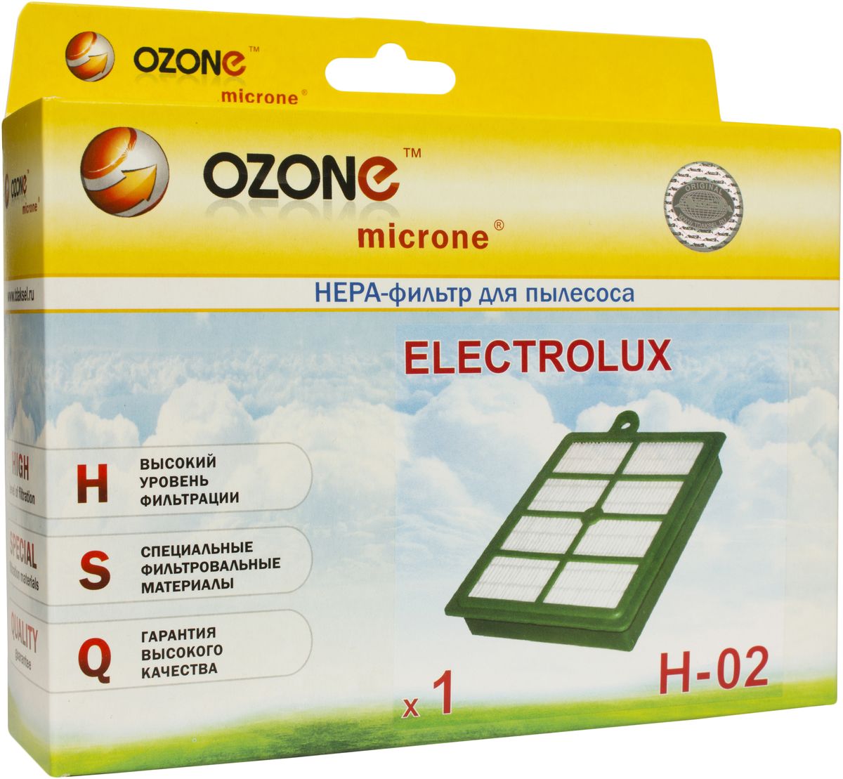 Ozone H-02 HEPA фильтр для пылесосаH-02 Ozone H-02 HEPA фильтр для пылесосаH-02HEPA фильтр Ozone microne H-02 высокоэффективной очистки предназначен для завершающей очистки воздуха в помещении, которое требует высокое качество воздуха, например, медицинских помещений. Фильтр состоит из мелкопористых материалов, что служит эффективному задерживанию частиц размером до 0,3 мкм. Фильтры HEPA последнего поколения имеют степень очистки воздуха около 95-97%. Фильтры не подлежат к промывке, а значит, они являются одноразовыми.
