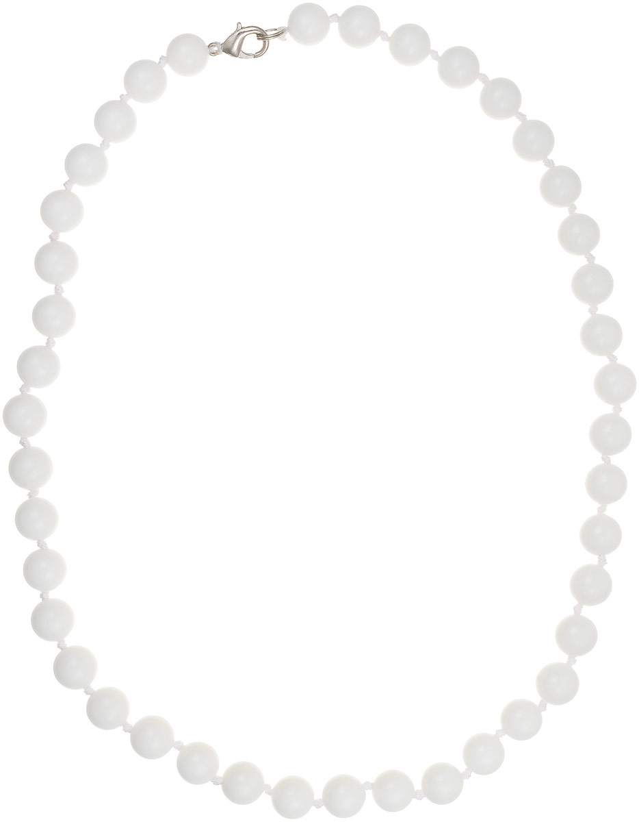 Бусы Art-Silver, цвет: белый, длина 50 см. КХ10-50-257КХ10-50-257 Бусы Art-Silver, цвет: белый, длина 50 см. КХ10-50-257КХ10-50-257Бусы Art-Silver выполнены из белоснежного кахолонга, нанизанного на текстильную нить. Украшение имеет удобный замок-карабин из бижутерного сплава. Бусины диаметром 11 мм из натурального кахолонга, который также называют калмыцким агатом, имеют благородный белый цвет, который превосходно подойдет как к вечерним, так и к повседневным нарядам.