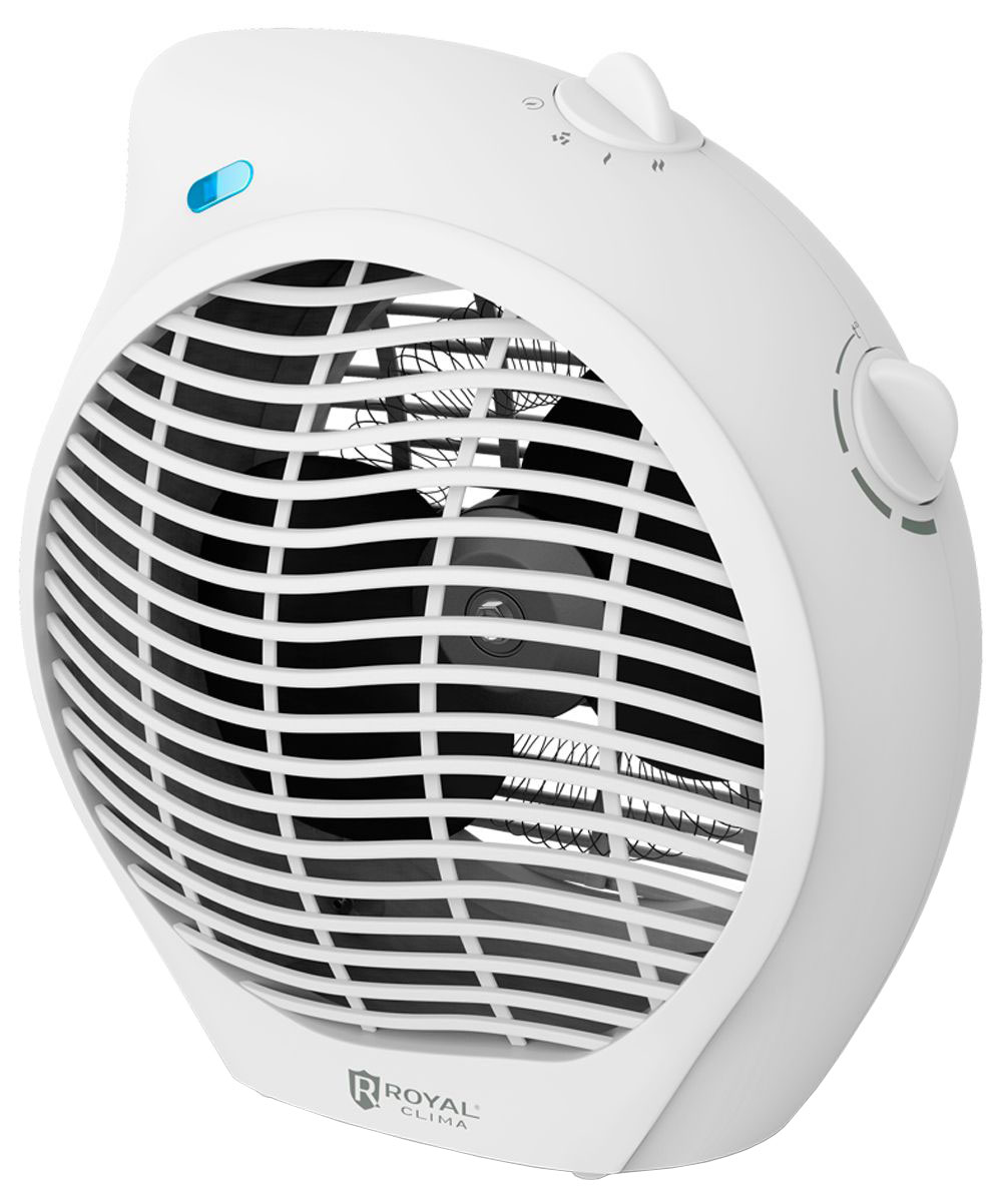 Royal Clima RFH-L2000DS-WT электрический тепловентиляторRFH-L2000DS-WT Royal Clima RFH-L2000DS-WT электрический тепловентиляторRFH-L2000DS-WTТепловентилятор Royal Clima RFH-L2000DS-WT - это высокая скорость обогрева благодаря спиральному нагревательному элементу. Royal Clima RFH-L2000DS-WT сочетает в себе 2 функции: вентиляция и 2 режима обогрева воздуха. Безопасность и простота эксплуатации достигается за счет системы безопасного использования Security Project, включающей в себя встроенный предохранитель от перегрева, защиту от опрокидывания и высокий класс электрозащиты. Для удобной установки прибор обладает увеличенной длиной шнура питания 1,3 метра. Спиральный нагревательный элемент обеспечивает быстрый обогрев воздуха в помещении Контроль температуры обогрева. Регулируемый термостат для настройки желаемой температуры нагрева 2 в 1: тёплый и холодный обдув (специальный режим холодного обдува - вентиляции) 2 режима нагрева воздуха: мягкий и интенсивный Класс электрозащиты I