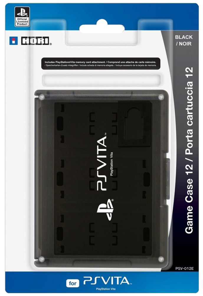 PS Vita: Футляр для хранения 12 игровых флэш карт, BlackPSV-012E PS Vita: Футляр для хранения 12 игровых флэш карт, BlackPSV-012EФутляр для хранения 12 игровых флэш карт PS Vita с удобным креплением.