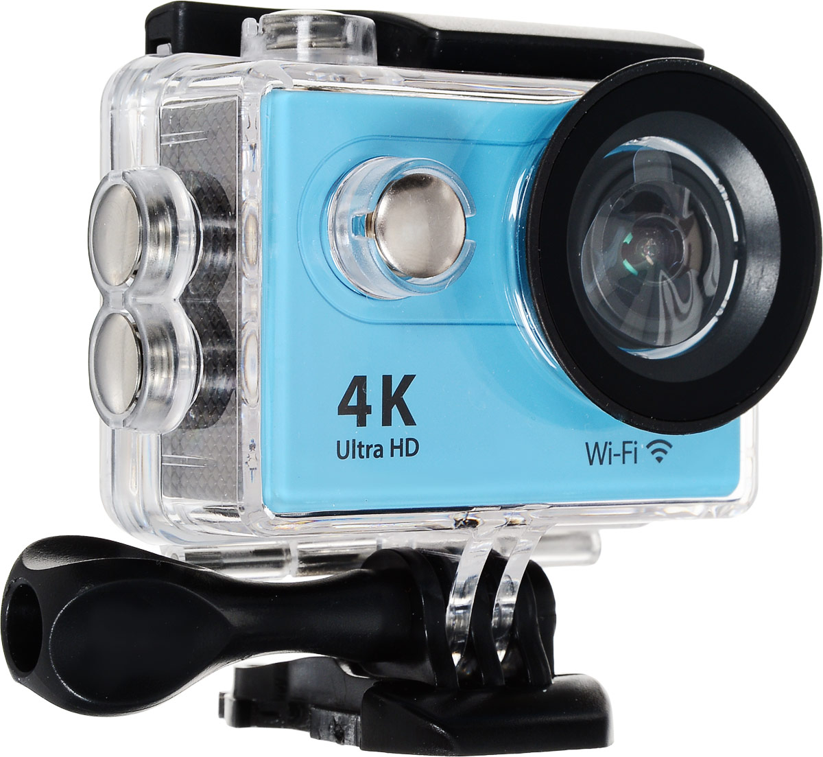 Eken H9 Ultra HD, Blue экшн-камераH9 Eken H9 Ultra HD, Blue экшн-камераH9Экшн-камера Eken H9 Ultra HD позволяет записывать видео с разрешением 4К и очень плавным изображением до 30 кадров в секунду. Камера оснащена 2 TFT LCD экраном. Эта модель сделана для любителей спорта на улице, подводного плавания, скейтбординга, скай-дайвинга, скалолазания, бега или охоты. Снимайте с руки, на велосипеде, в машине и где угодно. По сравнению с предыдущими версиями, в Eken H9 Ultra HD вы найдете уменьшенные размеры корпуса, увеличенный до 2-х дюймов экран, невероятную оптику и фантастическое разрешение изображения при съемке 30 кадров в секунду! Управляйте вашей H9 на своем смартфоне или планшете. Приложение Ez iCam App позволяет работать с браузером и наблюдать все то, что видит ваша камера.