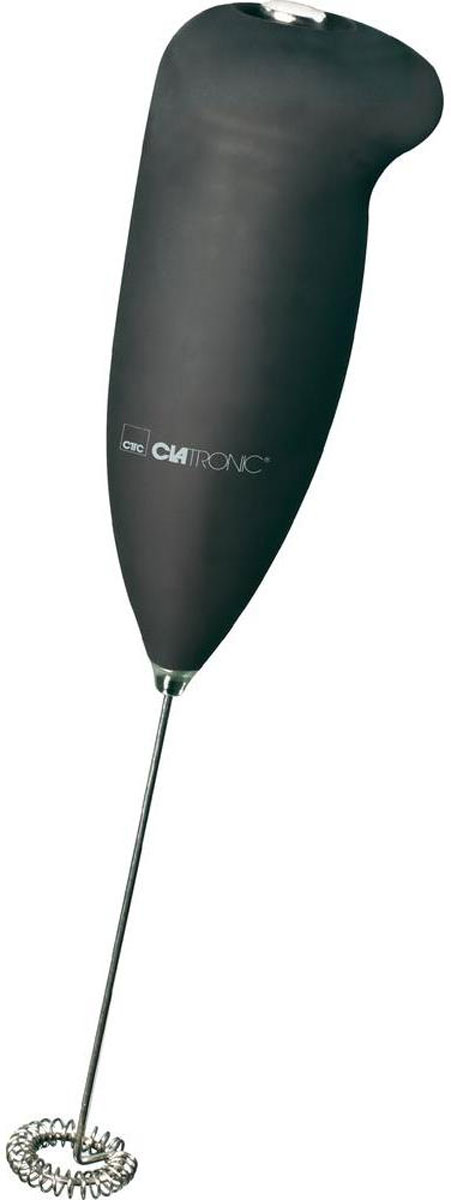 Clatronic MS 3089, Black пеновзбивательClatronic MS 3089 Clatronic MS 3089, Black пеновзбивательClatronic MS 3089Пеновзбиватель Clatronic MS 3089 просто необходим для получения кремообразной молочной пены (холодной и горячей). С ним вы получите однородную массу крема. Готовить с Clatronic MS 3089 одно удовольствие. Работает на батарейках: 2 x 1,5 V AA