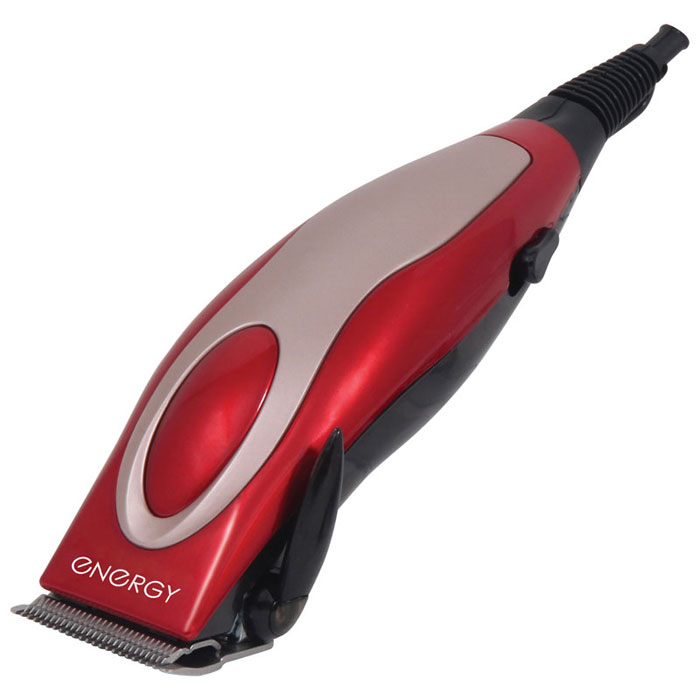 Energy EN-718, Red Black Biege машинка для стрижки волос54 159917 Energy EN-718, Red Black Biege машинка для стрижки волос54 159917При помощи машинки для стрижки волос Energy EN-718 можно постричь волос по всей длине или подравнять виски в домашних условиях. Лезвия из нержавеющей стали надолго остаются острыми, обеспечивая превосходные результаты стрижки. В комплекте с данной моделью идут 4 насадки: 3, 6, 9, 12 мм, а также масло для ухода за лезвием, расческа и щеточка для чистки. Благодаря компактным размерам прибор удобно хранить и можно брать с собой в дорогу.