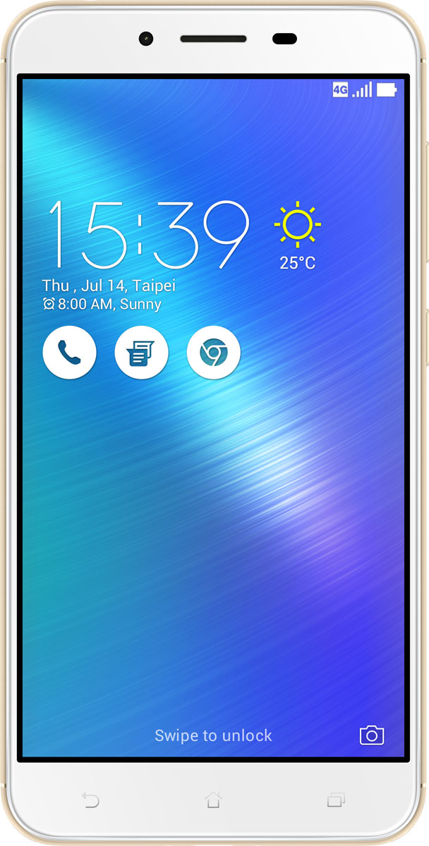 ASUS ZenFone 3 Max ZC553KL, Gold (90AX00D1-M00270)90AX00D1-M00270 ASUS ZenFone 3 Max ZC553KL, Gold (90AX00D1-M00270)90AX00D1-M00270Вы живете активной жизнью, а ваш смартфон к середине дня уже разряжен? Тогда вам нужен новый ZenFone 3 Max. Аккумулятор емкостью 4100 мАч позволит пользоваться этим смартфоном с раннего утра до поздней ночи. Работайте продуктивнее, и развлекайтесь ярче – ZenFone 3 Max поможет вам жить еще активнее!С новым 5,5-дюймовым ZenFone 3 Max вам больше не придется беспокоиться о том, что смартфон разрядится в самый неподходящий момент, ведь благодаря большой емкости аккумулятора (4100 мАч), ZenFone 3 Max может работать до 33 дней в режиме ожидания. Чем больше емкость аккумулятора, тем больше пользы от смартфона, ведь каждый хочет получить максимум от своего мобильного устройства, не прибегая к подзарядке: пролистать больше веб-сайтов, просмотреть больше видеороликов и пообщаться с большим числом друзей, чем при использовании обычных смартфонов.Емкость аккумулятора ZenFone 3 Max составляет целых 4100 мАч, поэтому вы с легкостью сможете использовать смартфон в качестве мобильного зарядного устройства для других гаджетов.Емкости аккумулятора в современном смартфоне никогда не бывает много. Именно поэтому инженеры компании Asus разработали две специальных энергосберегающих технологии, позволяющие продлить время автономной работы ZenFone 3 Max. Даже если уровень заряда аккумулятора упадет до 10%, вы сможете увеличить время работы смартфона в режиме ожидания на дополнительные 30 часов, просто активировав функцию суперэкономии.ZenFone 3 Max сочетает в себе все самое лучшее: дисплей, покрытый защитным стеклом с закругленными краями, эргономичный корпус с изогнутой задней панелью, стильные цвета. Это шедевр современного дизайна и инновационных технологий, который не захочется выпускать из рук.Расположенный на задней панели сканер отпечатка пальца служит не только для моментальной разблокировки смартфона, но и поддерживает несколько других полезных функций. Например, проведя по нему сверху вниз, вы активируете фронтальную камеру для съемки селфи, чтобы затем сделать снимок прикосновением к этому же сканеру, который в данном случае будет выступать в качестве дублирующей кнопки затвора.ZenFone 3 Max оснащается 16-мегапиксельной основной камерой с функцией мгновенного срабатывания затвора, а фронтальная камера, обладающая сенсором с разрешением 8 мегапикселей, поможет сделать отличные селфи и пообщаться по видеосвязи.ZenFone 3 Max оснащается уникальной системой, которой нет у других смартфонов — тройной автофокусировкой TriTech. Инженеры Asus объединили три технологии наведения камеры смартфона на резкость — лазерную, фазовую и следящую, и время фокусировки в различных условиях и сценариях съемки составляет всего 0,03 с. ZenFone 3 Max сфокусируется в 10 раз быстрее, чем вы успеете моргнуть!Система 3-осной электронной стабилизации помогает записывать плавные видеоролики даже при съемке с рук или на ходу.Камера с технологией PixelMaster предлагает целый ряд специальных режимов, помогающих сделать превосходные снимки. В режиме расширенного динамического диапазона (HDR) происходит автоматическое изменение параметров изображения с целью обеспечения равномерной засветки всей фотографии, что будет очень полезно при съемке в контровом свете. Яркость фотографии при этом увеличивается до 400%. В режиме супер-разрешения ZenFone 3 Max делает сразу четыре снимка с разрешением 16 мегапикселей, а затем объединяет их в одну фотографию, четкость которой будет эквивалентна 64-мегапиксельному изображению. Режим низкой освещенности позволяет получить качественные фотографии с хорошей детализацией даже при слабом свете.В ZenFone 3 Max используется 64-битный процессор Qualcomm Snapdragon 430, который сочетает высокую производительность с низким энергопотреблением. Его мощности хватит для быстрой работы любых мобильных приложений, чему также способствует большой объем оперативной памяти – до 3 ГБ.В линейке смартфонов ZenFone 3 реализован пользовательский интерфейс ZenUI, разработанный специально для мобильных устройств Asus, поэтому вам предлагается улучшенный дизайн, увеличенная производительность и множество дополнительных функций по сравнению со стандартным интерфейсом. Например, прогноз погоды теперь выводится с красочными анимационными эффектами, а внешний вид виджета часов стал еще более стильным. Кроме того, оживлению интерфейса способствуют эффект параллакса во время пролистывания, а замораживание фона помогает глазам сфокусироваться на главном. Удобный и функциональный, ZenUI 3.0 — это не просто пользовательский интерфейс, это надежный помощник, который всегда под рукой!Телефон сертифицирован EAC и имеет русифицированный интерфейс меню и Руководство пользователя.