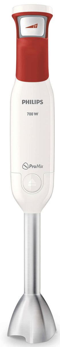 Philips HR2644/40 блендерHR2644/40 Philips HR2644/40 блендерHR2644/40Мощный и надежный ручной блендер Philips HR2644/40 оснащен функцией SpeedTouch для удобного выбора скорости и простого управления. Технология ProMix гарантирует плавное, эффективное смешивание для достижения однородной консистенции. Смешивайте, взбивайте, нарезайте — готовьте разнообразные рецепты простым нажатием кнопки. Эргономичная мягкая рукоятка обеспечивает удобный и безопасный захват, что облегчает использование ручного блендера. Благодаря мощному и надежному мотору 700 Вт вы сможете использовать большое количество аксессуаров, обрабатывать практически любые ингредиенты и добиваться превосходных результатов при приготовлении любимых блюд. Уникальная технология Philips ProMix разработана в сотрудничестве со специалистами престижного Штутгартского университета и представляет собой погружную волнообразную насадку треугольной формы, которая гарантирует плавное, быстрое и эффективное смешивание для достижения однородной консистенции. ...